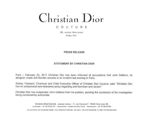 dior service de presse|christian dior emploi 2023.